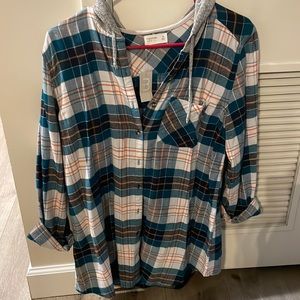 Maurice’s Hooded Flannel